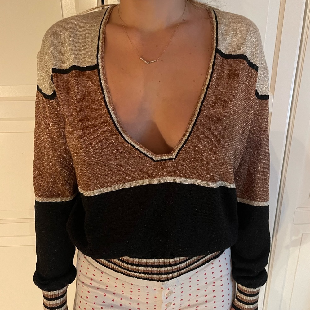 Free People holiday sweater